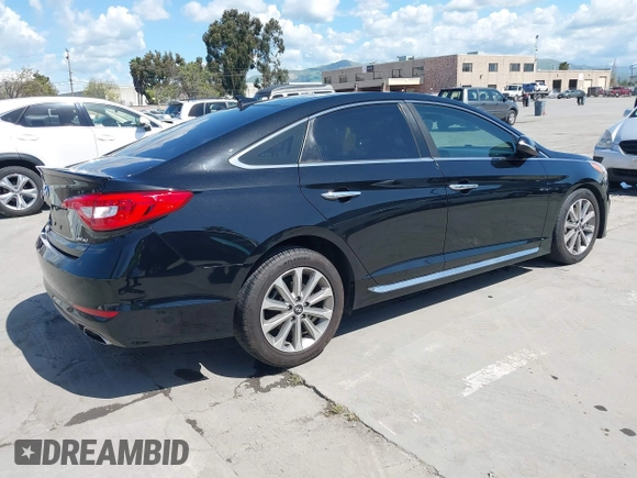 2016 Hyundai Sonata Sport with VIN 5NPE34AF8GH379592, listed as a IAAI auction lot 41964780 with 117,907 mi miles and . Bid and sale history available at DreamBid. Image 4.