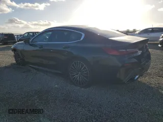 2021 BMW 8 Series M850i with VIN WBAGV8C00MCF81403, listed as a Copart auction lot 47322095 with Not provided miles and Salvage title. Bid and sale history available at DreamBid. Image 2.