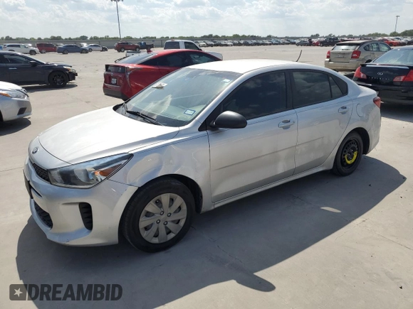 2020 Kia Rio LX with VIN 3KPA24AD5LE311667, listed as a Copart auction lot 61120824 with 129,523 mi miles and Salvage Title. Bid and sale history available at carsss.com. Image 1.