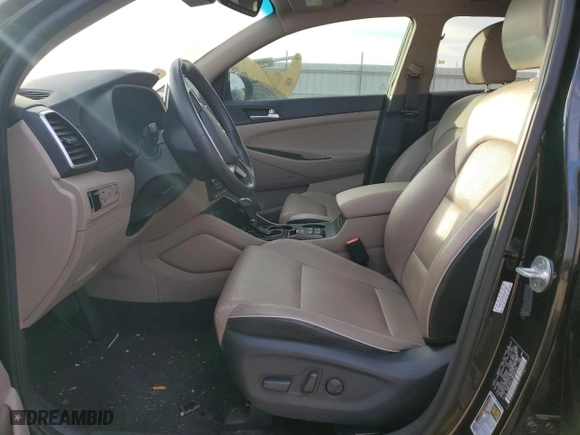 2021 Hyundai Tucson Limited with VIN KM8J3CAL7MU344120, listed as a Copart auction lot 82693124 with 30,686 mi miles and Salvage Title. Bid and sale history available at carsss.com. Image 7.