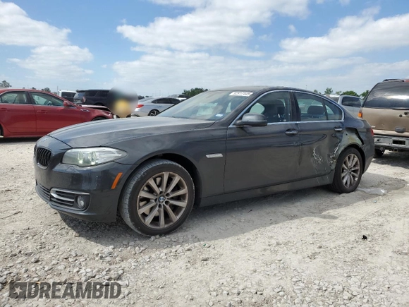 2016 BMW 5 Series 535i with VIN WBA5B1C5XGG128970, listed as a Copart auction lot 52917445 with 215,185 mi miles and Salvage Title. Bid and sale history available at DreamBid. Image 1.