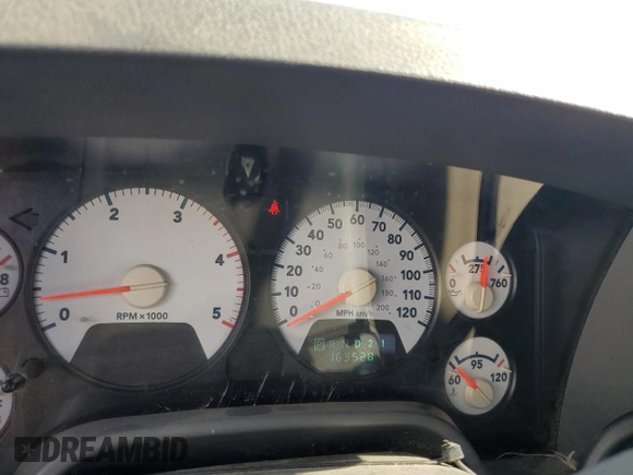 2006 Dodge 2500 SLT with VIN 1D7KS28C66J136350, listed as a Copart auction lot 74533944 with 163,528 mi miles and Salvage Title. Bid and sale history available at DreamBid. Image 9.