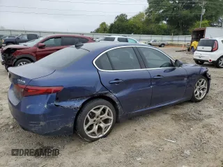 2018 Alfa Romeo Giulia Ti Sport with VIN ZARFAECN2J7577431, listed as a Copart auction lot 72540954 with 157,078 mi miles and Salvage Title. Bid and sale history available at carsss.com. Image 3.