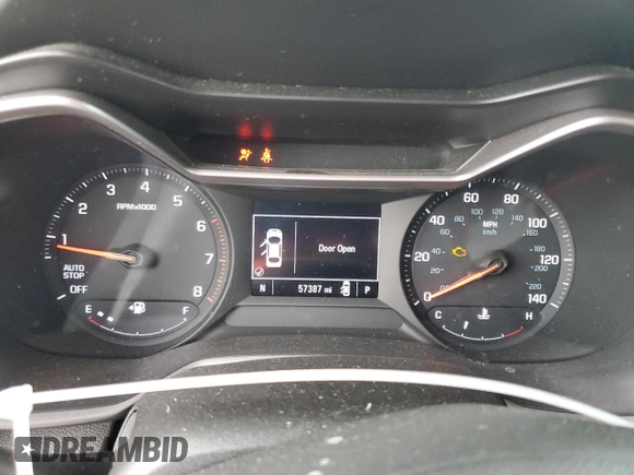 2021 Chevrolet TrailBlazer LS with VIN KL79MMS20MB087570, listed as a Copart auction lot 50818125 with 57,387 mi miles and Salvage Title. Bid and sale history available at carsss.com. Image 9.