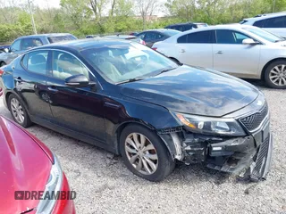 2014 Kia Optima EX z VIN 5XXGN4A71EG340220, wystawiony jako IAAI lot #42176989 z przebiegiem 177 064 mil mil oraz . Historia ofert i sprzedaży dostępna na DreamBid. Obrazek 1.