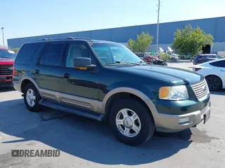 2003 Ford Expedition Eddie Bauer with VIN 1FMFU18L43LA58341, listed as a IAAI auction lot 42686978 with 237,507 mi miles and . Bid and sale history available at DreamBid. Image 1.