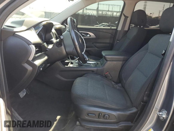 2019 Chevrolet Traverse LT Cloth with VIN 1GNERGKW5KJ305844, listed as a Copart auction lot 60865485 with 63,470 mi miles and Salvage title. Bid and sale history available at DreamBid. Image 7.