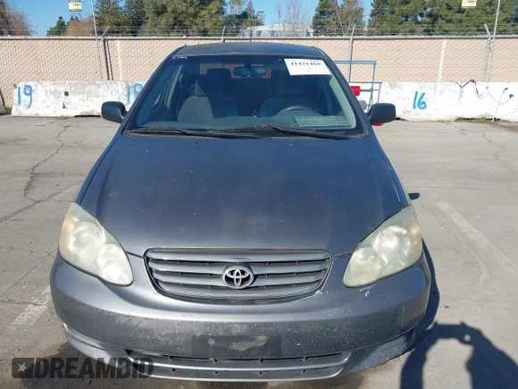 2003 Toyota Corolla CE with VIN 1NXBR32E43Z059733, listed as a IAAI auction lot 41431469 with 299,999 mi miles and . Bid and sale history available at DreamBid. Image 6.