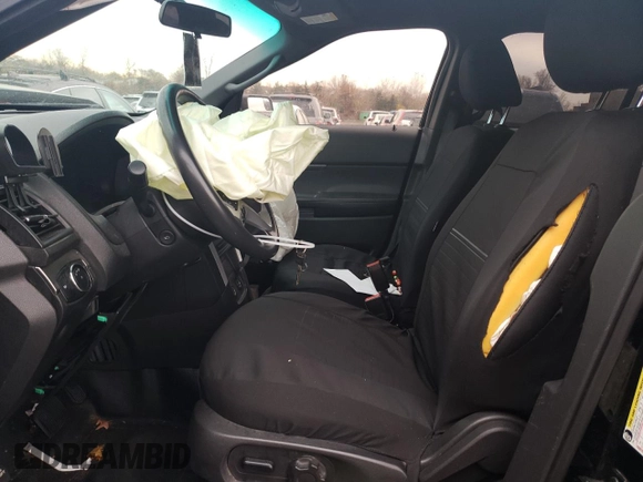 2014 Ford Utility Police Interceptor with VIN 1FM5K8AR7EGA45149, listed as a Copart auction lot 44045135 with 0 mi miles and Salvage Title. Bid and sale history available at carsss.com. Image 7.