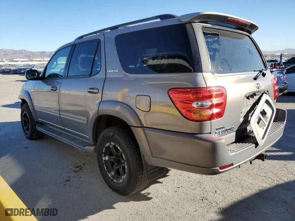 2001 Toyota Sequoia Limited with VIN 5TDZT38A21S019032, listed as a Copart auction lot 89361715 with 228,437 mi miles and Salvage Title. Bid and sale history available at carsss.com. Image 2.