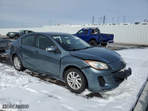 2012 Mazda Mazda3 i Touring with VIN JM1BL1V74C1693181, listed as a Copart auction lot 46514065 with 155,208 mi miles and Salvage Title. Bid and sale history available at carsss.com. Image 4.