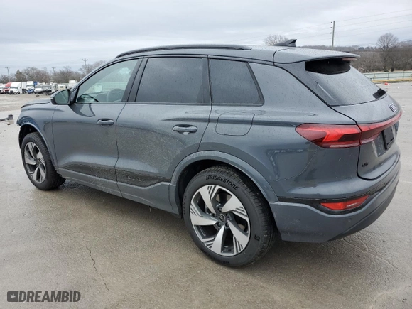2025 Audi Q6 e-tron Premium Plus with VIN WA124BGF6SA005195, listed as a Copart auction lot 42492975 with NaN miles and Salvage Title. Bid and sale history available at carsss.com. Image 2.
