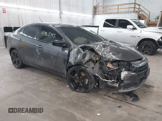 2014 Dodge Dart SXT with VIN 1C3CDFBB4ED775599, listed as a IAAI auction lot 41965755 with 132,604 mi miles and . Bid and sale history available at carsss.com. Image 1.