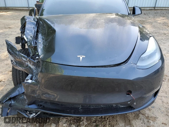 2024 Tesla Model Y Long Range с VIN 7SAYGDEE9RA230998, выставлен на аукционе Copart как лот 51682025 с пробегом Не указан миль и Списание • Salvage title. История ставок и продаж доступна на DreamBid. Изображение 12.
