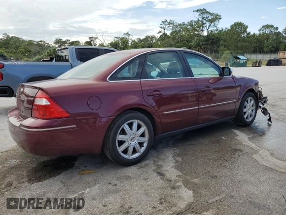 2006 Ford Five Hundred Limited with VIN 1FAFP25196G127452, listed as a Copart auction lot 61756795 with 186,112 mi miles and Salvage title. Bid and sale history available at DreamBid. Image 3.