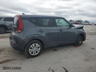 2022 Kia Soul LX with VIN KNDJ23AU9N7821226, listed as a Copart auction lot 52087215 with 49,625 mi miles and Salvage Title. Bid and sale history available at carsss.com. Image 3.