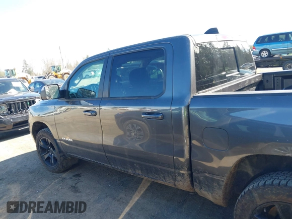 2019 Ram 1500 Big Horn/Lone Star with VIN 1C6SRFFTXKN681543, listed as a IAAI auction lot 41892943 with 86,105 mi miles. Bid and sale history available at carsss.com. Image 14.