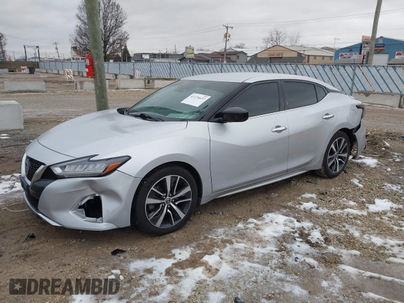 2020 Nissan Maxima S with VIN 1N4AA6BVXLC383435, listed as a IAAI auction lot 41176637 with 65,827 mi miles and . Bid and sale history available at DreamBid. Image 18.