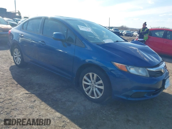 2012 Honda Civic EX-L with VIN 19XFB2F90CE300378, listed as a IAAI auction lot 41875204 with Not Provided miles and . Bid and sale history available at DreamBid. Image 1.