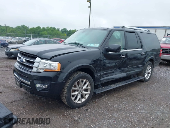 2015 Ford Expedition Max Limited with VIN 1FMJK2AT0FEF45948, listed as a IAAI auction lot 42270255 with 103,553 mi miles and . Bid and sale history available at DreamBid. Image 17.