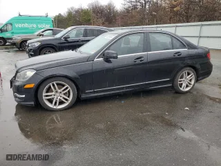 2012 Mercedes-Benz C-Class C 300 Sport with VIN WDDGF8BB3CR197407, listed as a Copart auction lot 49209904 with 160,244 mi miles and Salvage Title. Bid and sale history available at carsss.com. Image 1.