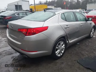 2013 Kia Optima EX with VIN 5XXGN4A73DG169405, listed as a IAAI auction lot 41681277 with 83,248 mi miles and . Bid and sale history available at carsss.com. Image 4.