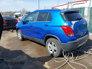 2015 Chevrolet Trax LT with VIN KL7CJRSB5FB063554, listed as a IAAI auction lot 42000938 with 131,641 mi miles. Bid and sale history available at carsss.com. Image 3.