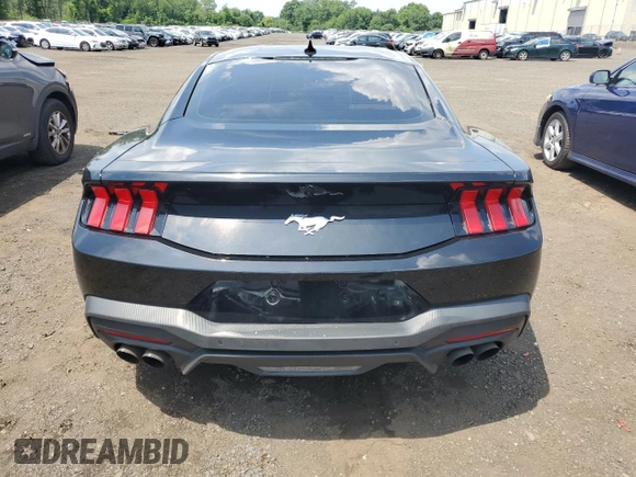 2024 Ford Mustang EcoBoost with VIN 1FA6P8TH7R5105582, listed as a Copart auction lot 62983705 with 14,984 mi miles and Salvage title. Bid and sale history available at DreamBid. Image 6.