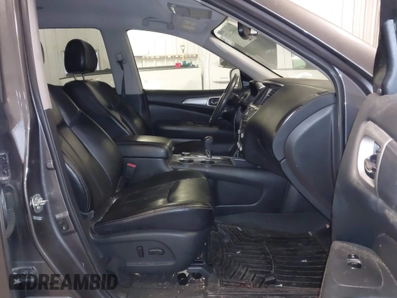 2017 Nissan Pathfinder SV with VIN 5N1DR2MM7HC676161, listed as a IAAI auction lot 41482112 with 105,639 mi miles. Bid and sale history available at carsss.com. Image 5.