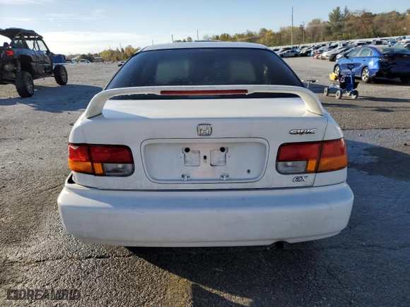 1996 Honda Civic EX with VIN 1HGEJ8241TL029870, listed as a Copart auction lot 77608634 with 111,058 mi miles and Salvage Title. Bid and sale history available at carsss.com. Image 6.