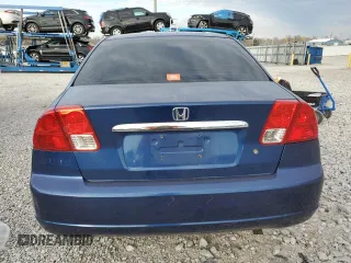 2003 Honda Civic LX with VIN 1HGES16553L023044, listed as a Copart auction lot 50817205 with 231,232 mi miles and Salvage Title. Bid and sale history available at DreamBid. Image 6.