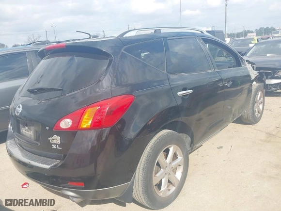 2010 Nissan Murano S with VIN JN8AZ1MU0AW016019, listed as a IAAI auction lot 41498255 with 207,317 mi miles. Bid and sale history available at carsss.com. Image 4.