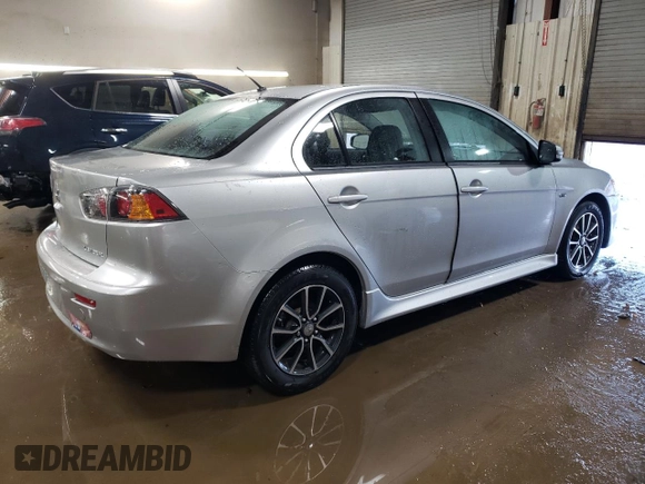 2017 Mitsubishi Lancer ES with VIN JA32V2FW5HU009538, listed as a Copart auction lot 45560645 with 85,983 mi miles and Salvage Title. Bid and sale history available at carsss.com. Image 3.