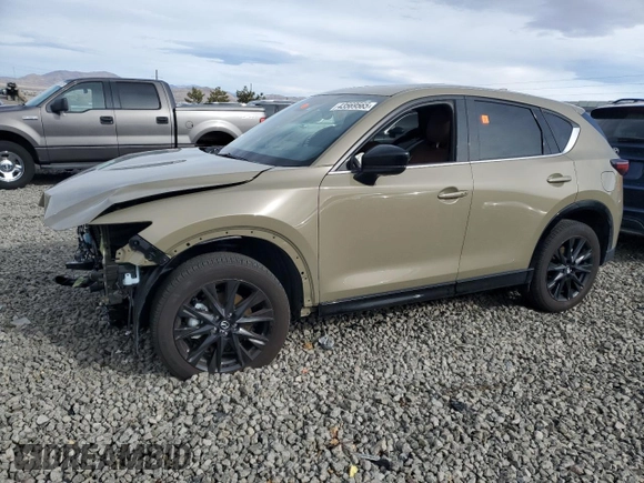 2024 Mazda CX-5 2.5 Carbon Turbo with VIN JM3KFBAY4R0428374, listed as a Copart auction lot 43569565 with 14,970 mi miles and Salvage Title. Bid and sale history available at carsss.com. Image 1.