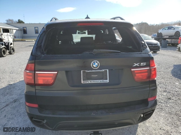 2012 BMW X5 50i with VIN 5UXZV8C59CL423983, listed as a Copart auction lot 42290105 with 132,308 mi miles and Salvage Title. Bid and sale history available at carsss.com. Image 6.