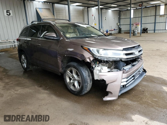 2017 Toyota Highlander Limited z VIN 5TDDZRFH7HS378768, wystawiony jako Copart lot #60698855 z przebiegiem 129 462 mil mil oraz Czysty tytuł • Clean title. Historia ofert i sprzedaży dostępna na DreamBid. Obrazek 4.