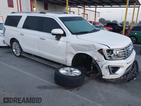 2019 Ford Expedition Max Limited with VIN 1FMJK1KT5KEA89352, listed as a IAAI auction lot 41540102 with 164,323 mi miles and . Bid and sale history available at DreamBid. Image 1.