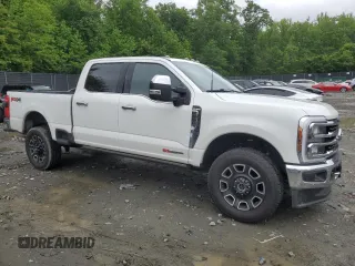 2024 Ford F-350 XL with VIN 1FT8W3BM2REE22287, listed as a Copart auction lot 58079025 with 11,384 mi miles and Salvage title. Bid and sale history available at DreamBid. Image 4.