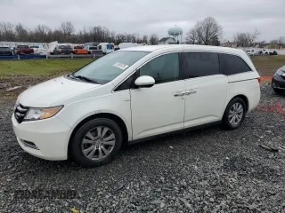 2016 Honda Odyssey SE with VIN 5FNRL5H34GB140509, listed as a Copart auction lot 51655735 with Not Provided miles and Salvage Title. Bid and sale history available at DreamBid. Image 1.