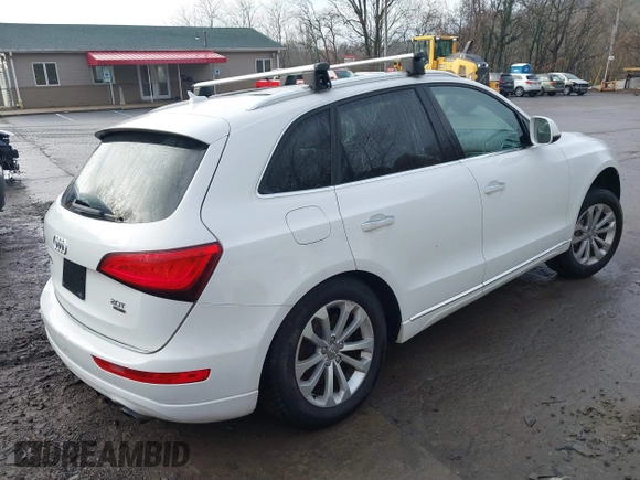 2017 Audi Q5 Premium with VIN WA1C2AFP3HA024746, listed as a IAAI auction lot 41063170 with 96,815 mi miles. Bid and sale history available at carsss.com. Image 4.