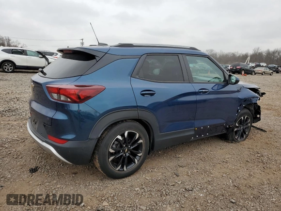 2021 Chevrolet TrailBlazer LT with VIN KL79MPSL7MB109980, listed as a Copart auction lot 48502354 with 31,167 mi miles and . Bid and sale history available at DreamBid. Image 3.