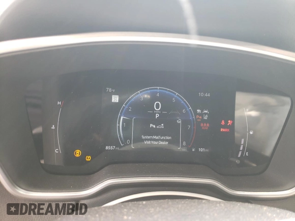 2024 Toyota Corolla Cross XLE with VIN 7MUDAAAGXRV116208, listed as a Copart auction lot 54705515 with 8,557 mi miles and Salvage title. Bid and sale history available at DreamBid. Image 9.