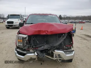 2021 Ford F-150 XL with VIN 1FTFW1E51MKE79591, listed as a Copart auction lot 48353305 with 104,627 mi miles and Salvage Title. Bid and sale history available at carsss.com. Image 5.