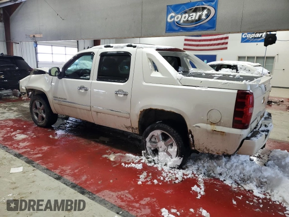 2012 Chevrolet Avalanche LTZ with VIN 3GNTKGE74CG233554, listed as a Copart auction lot 84366554 with 220,440 mi miles and Salvage title. Bid and sale history available at DreamBid. Image 2.