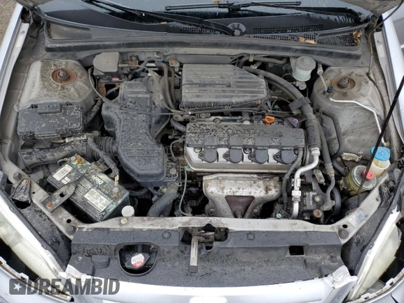2001 Honda Civic LX with VIN 2HGES16531H537372, listed as a Copart auction lot 53040894 with 55,726 mi miles and Salvage Title. Bid and sale history available at carsss.com. Image 12.
