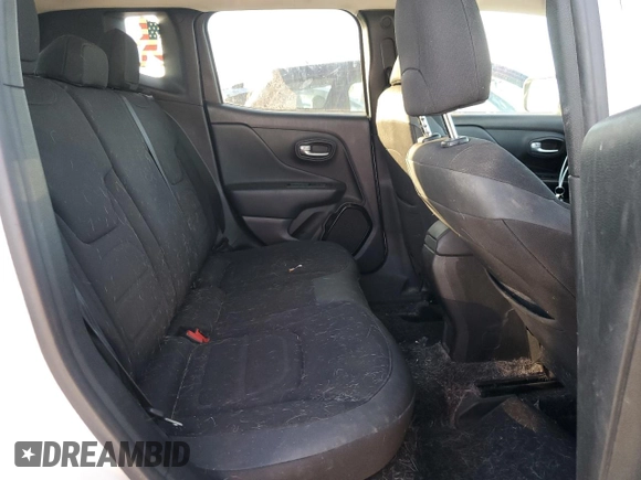 2017 Jeep Renegade Altitude with VIN ZACCJABH7HPG46080, listed as a Copart auction lot 80528314 with 91,123 mi miles and Salvage title. Bid and sale history available at DreamBid. Image 11.