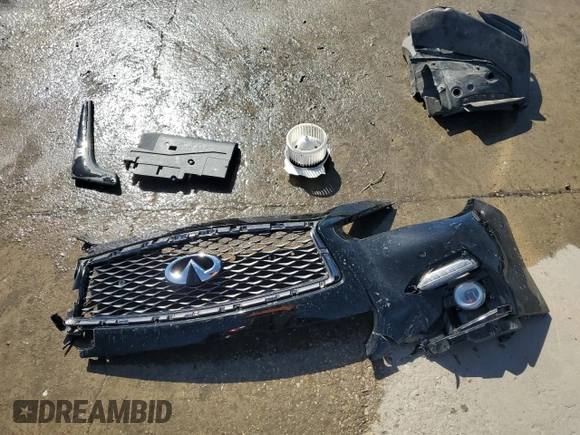 2021 Infiniti Q50 Signature Edition with VIN JN1EV7CPXMM700442, listed as a Copart auction lot 77664694 with Not provided miles and Non repairable. Bid and sale history available at DreamBid. Image 12.