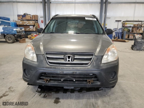 2006 Honda CR-V LX with VIN JHLRD68546C023659, listed as a Copart auction lot 51617985 with 210,461 mi miles and Clean Title. Bid and sale history available at carsss.com. Image 5.