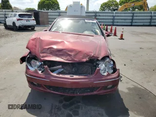 2008 Mercedes-Benz CLK 350 with VIN WDBTK56F48T094425, listed as a Copart auction lot 54401365 with 66,818 mi miles and Salvage title. Bid and sale history available at DreamBid. Image 5.