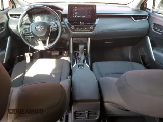 2023 Toyota Corolla Cross LE with VIN 7MUCAAAG9PV068256, listed as a Copart auction lot 53640845 with 49,989 mi miles and Salvage title. Bid and sale history available at DreamBid. Image 8.